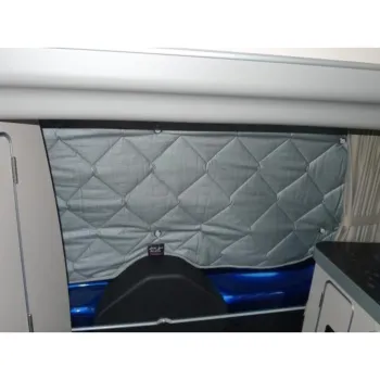 Thermomatten Premium Ford Custom / auch Tourneo und Nugget ab 2012 - 09/2023 Komplettset - zum Konfigurieren - mit farbigem Einfassband